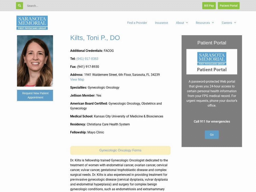 Dr. Toni P. Kilts
