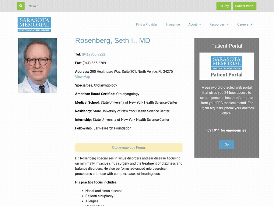 Dr. Seth I. Rosenberg