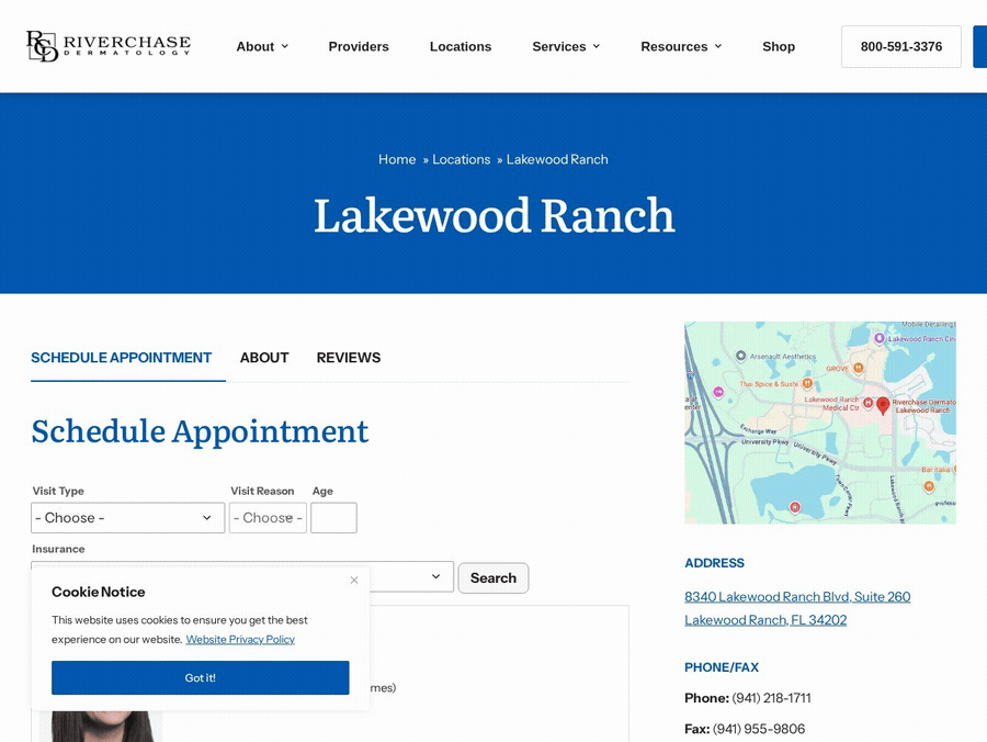 Riverchase Dermatology - Lakewood Ranch
